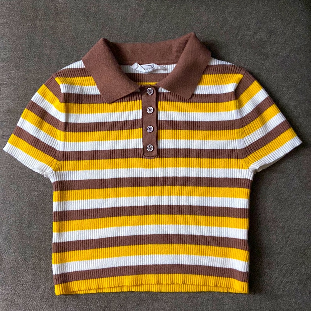 Striped Crop Top